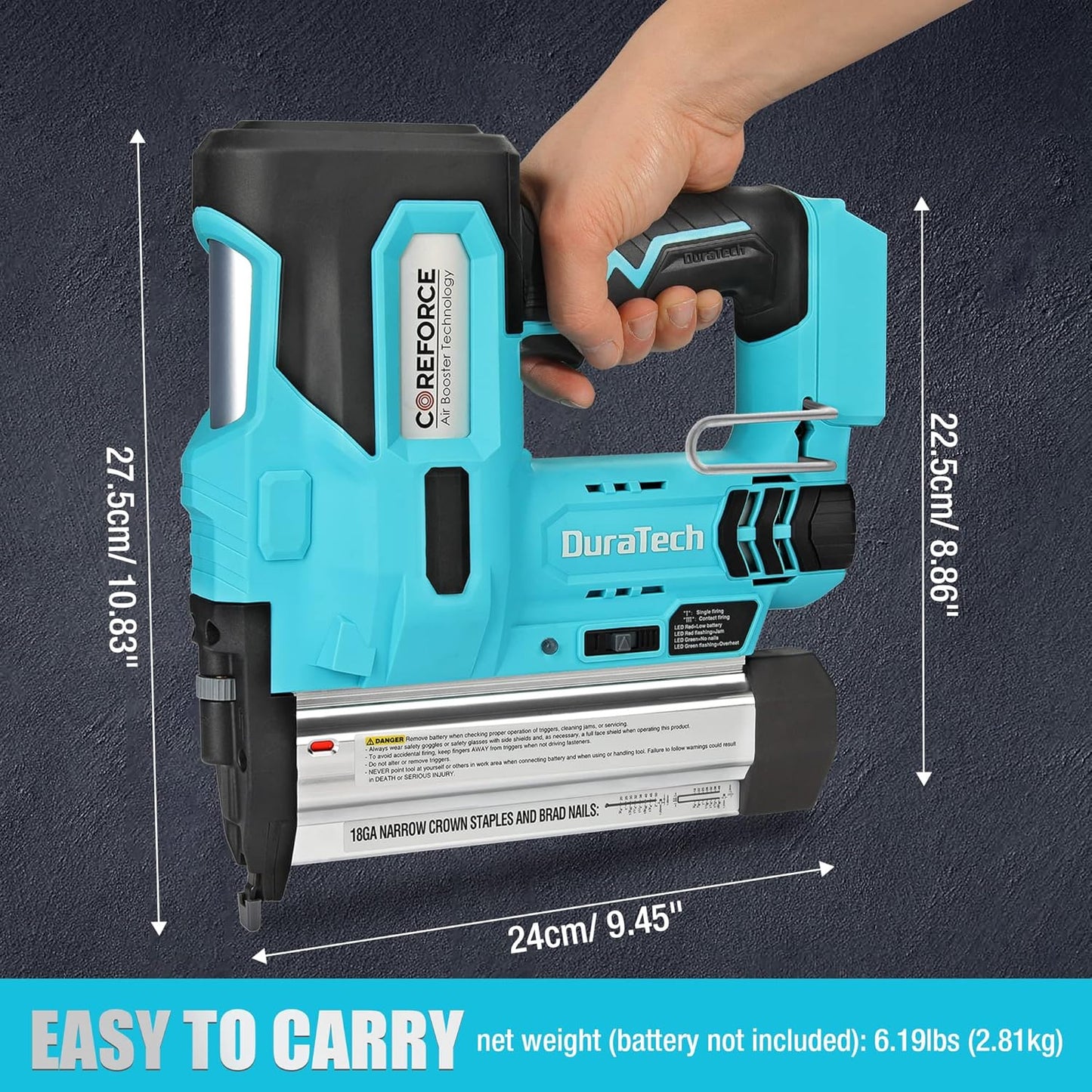 FixForce 20V | Cordless Nail & Staple Gun