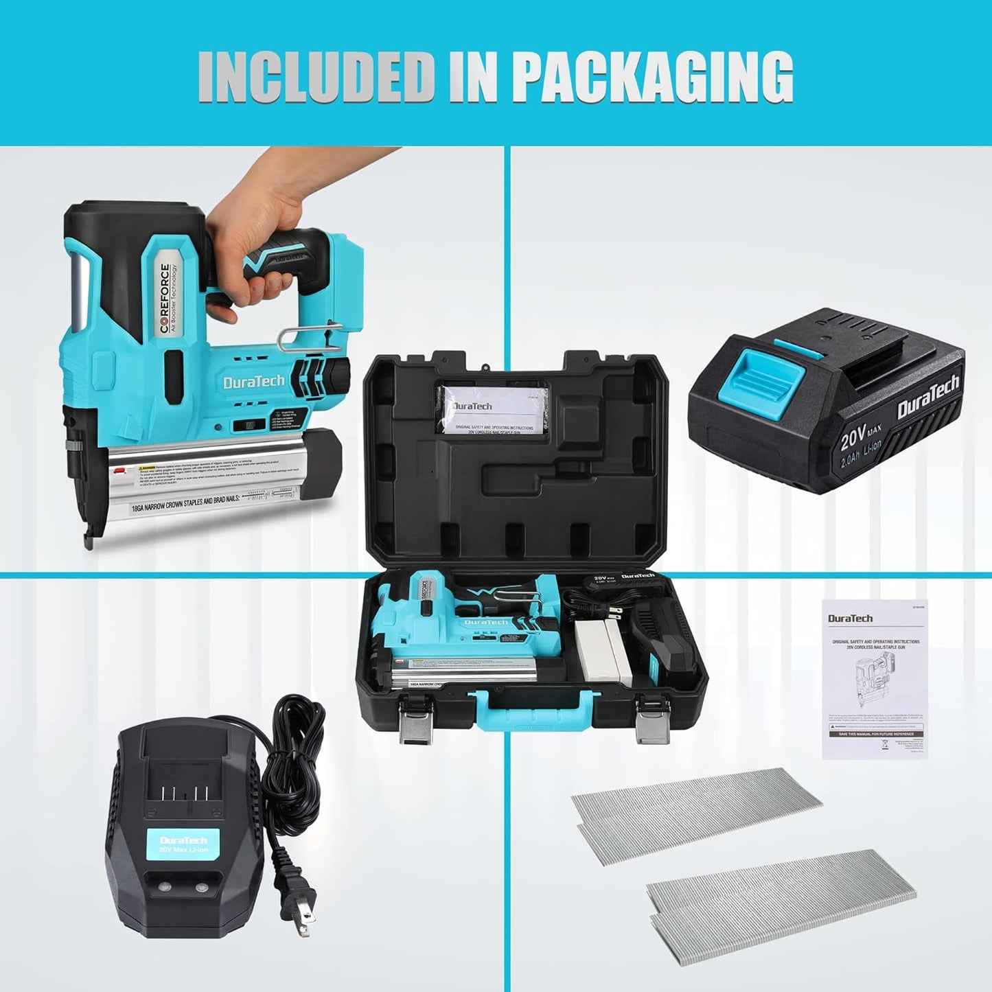 FixForce 20V | Cordless Nail & Staple Gun