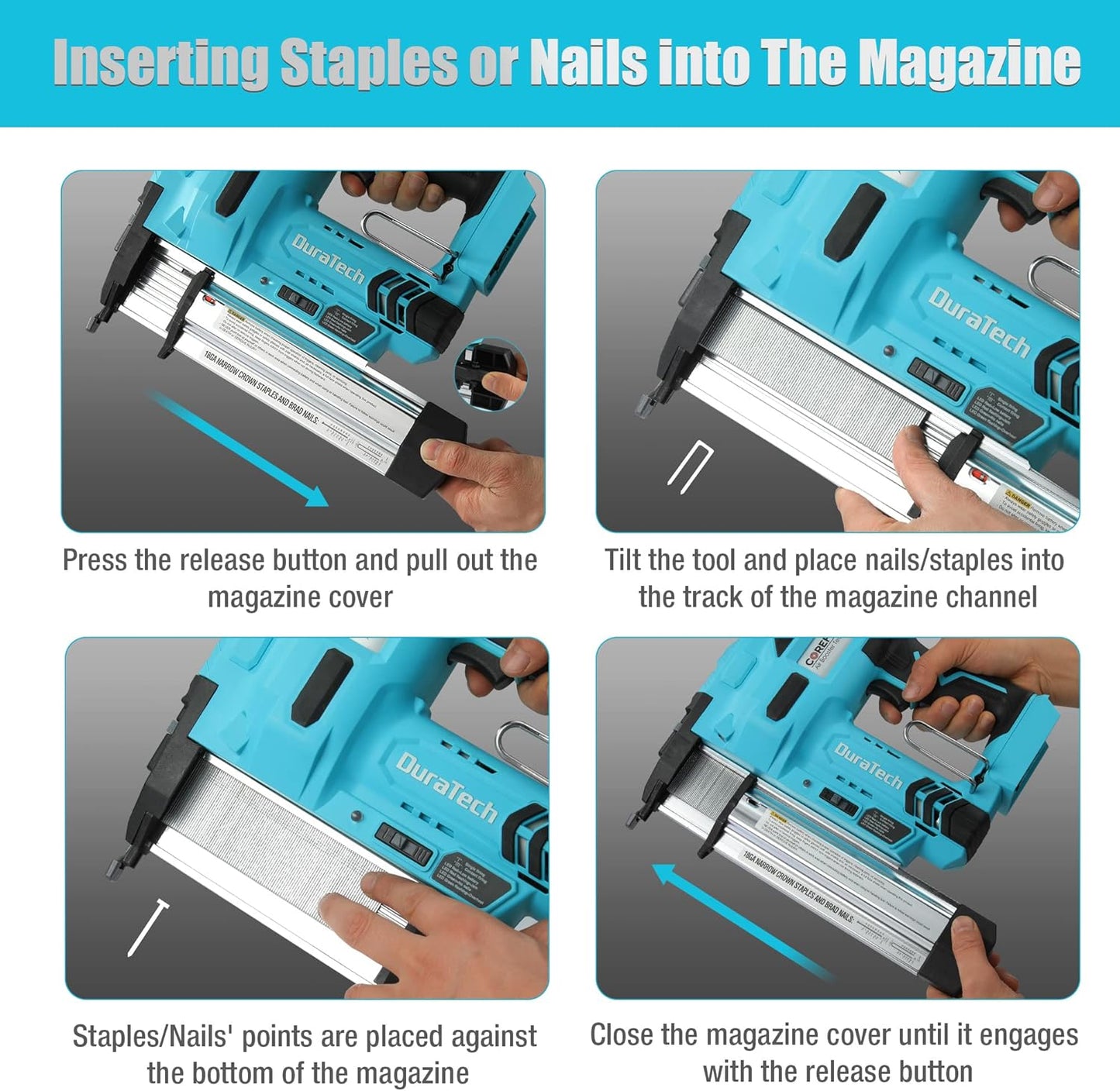 FixForce 20V | Cordless Nail & Staple Gun