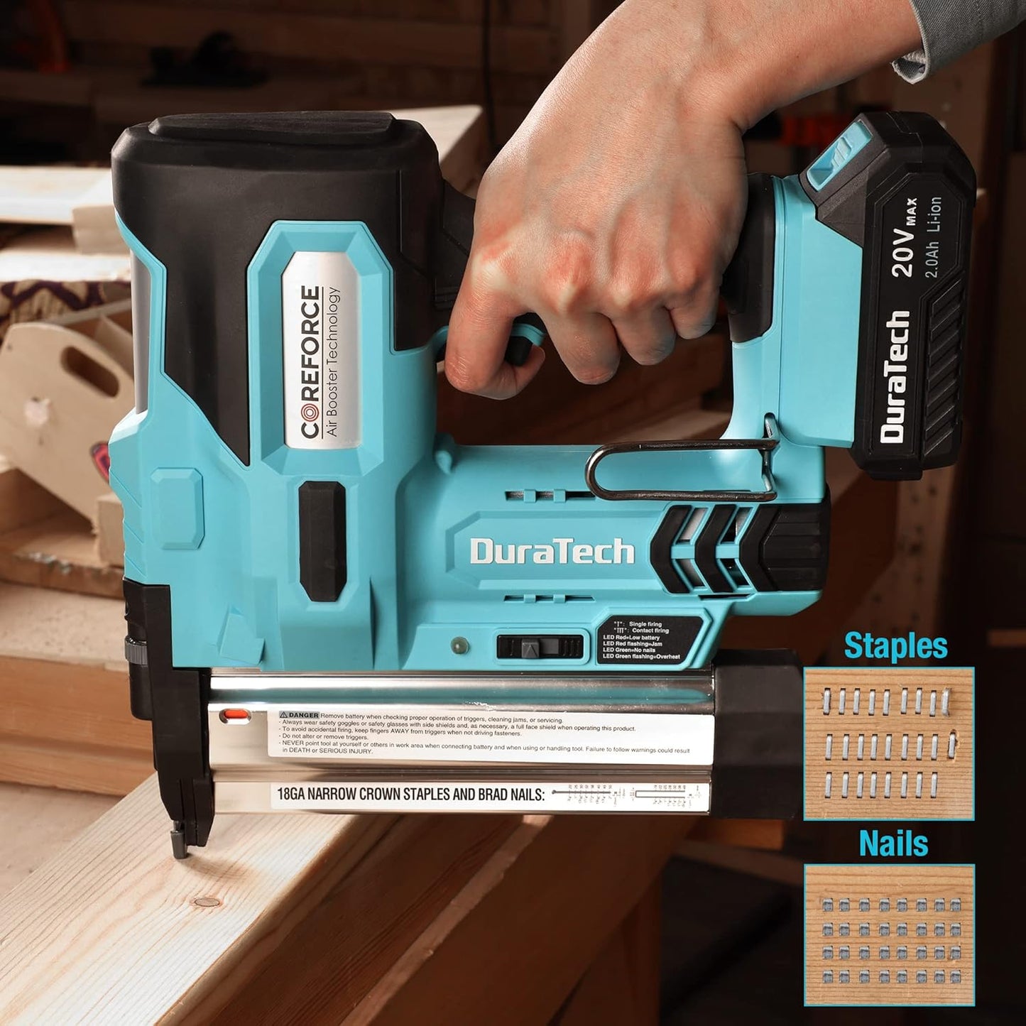 FixForce 20V | Cordless Nail & Staple Gun