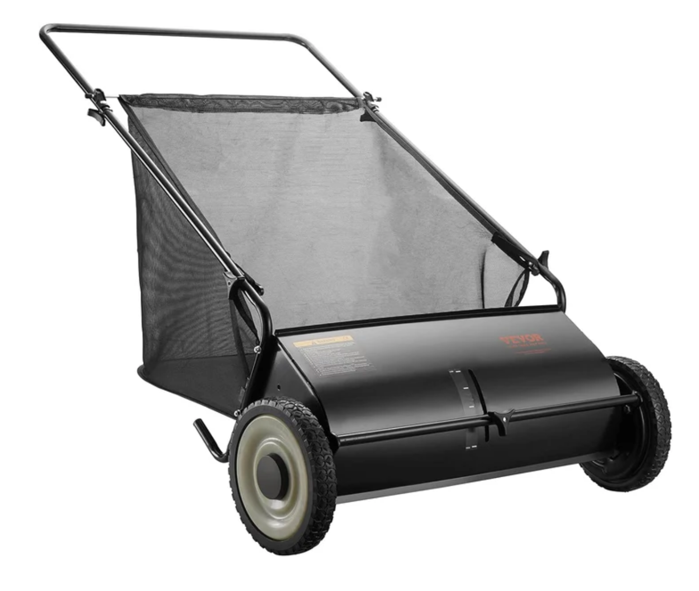 LawnMaster | Hand-Push Lawn Sweeper with Extra-Large Collector